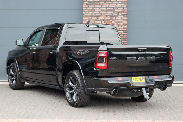 Dodge Ram 1500 5.7 V8 4x4 Crew Cab Limited | Prins-LPG | Luchtvering | Stoelventilatie V+A | Trekhaak | Panoramadak | ACC | Android Auto/Apple Carplay | HUD | Harman&Kardon | Surround Camera |