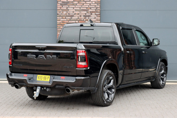 Dodge Ram 1500 5.7 V8 4x4 Crew Cab Limited | Prins-LPG | Luchtvering | Stoelventilatie V+A | Trekhaak | Panoramadak | ACC | Android Auto/Apple Carplay | HUD | Harman&Kardon | Surround Camera |