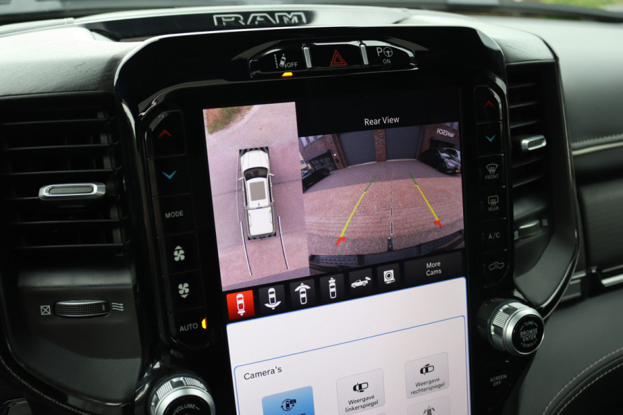 Dodge Ram 1500 5.7 V8 4x4 Crew Cab Limited | Prins-LPG | Luchtvering | Stoelventilatie V+A | Trekhaak | Panoramadak | ACC | Android Auto/Apple Carplay | HUD | Harman&Kardon | Surround Camera |