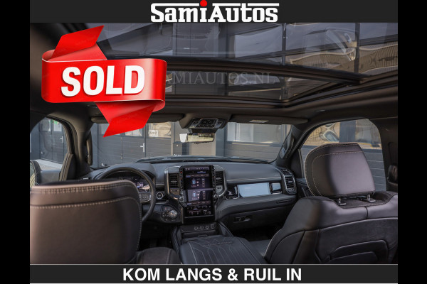 Dodge Ram Limited H.O 540HP 706Nm | € 84.950 excl | De Meest Luxe en Volle Pick-Up in zijn Klasse | LUCHTVERING | HUD | Massage + Full Opt Comfortabele Dubbele Cabine met Royale 5 Zitplaatsen | BPM vrij | Nu Leverbaar uit Voorraad | Voorraad Nr 2300 - 7689 | De specialist in Amerikaanse pick‑ups in Nederland en Europa.
