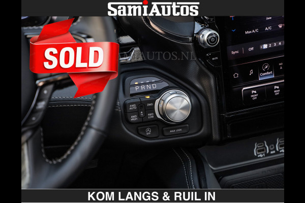Dodge Ram Limited H.O 540HP 706Nm | € 84.950 excl | De Meest Luxe en Volle Pick-Up in zijn Klasse | LUCHTVERING | HUD | Massage + Full Opt Comfortabele Dubbele Cabine met Royale 5 Zitplaatsen | BPM vrij | Nu Leverbaar uit Voorraad | Voorraad Nr 2300 - 7689 | De specialist in Amerikaanse pick‑ups in Nederland en Europa.