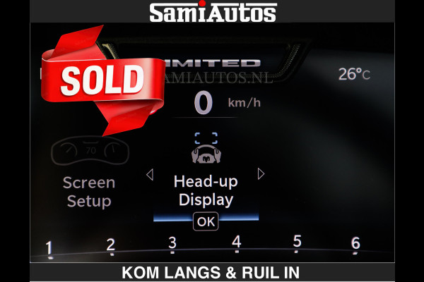 Dodge Ram Limited H.O 540HP 706Nm | € 84.950 excl | De Meest Luxe en Volle Pick-Up in zijn Klasse | LUCHTVERING | HUD | Massage + Full Opt Comfortabele Dubbele Cabine met Royale 5 Zitplaatsen | BPM vrij | Nu Leverbaar uit Voorraad | Voorraad Nr 2300 - 7689 | De specialist in Amerikaanse pick‑ups in Nederland en Europa.
