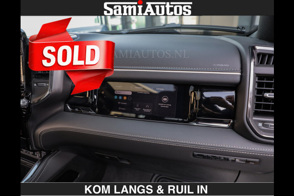 Dodge Ram Limited H.O 540HP 706Nm | € 84.950 excl | De Meest Luxe en Volle Pick-Up in zijn Klasse | LUCHTVERING | HUD | Massage + Full Opt Comfortabele Dubbele Cabine met Royale 5 Zitplaatsen | BPM vrij | Nu Leverbaar uit Voorraad | Voorraad Nr 2300 - 7689 | De specialist in Amerikaanse pick‑ups in Nederland en Europa.