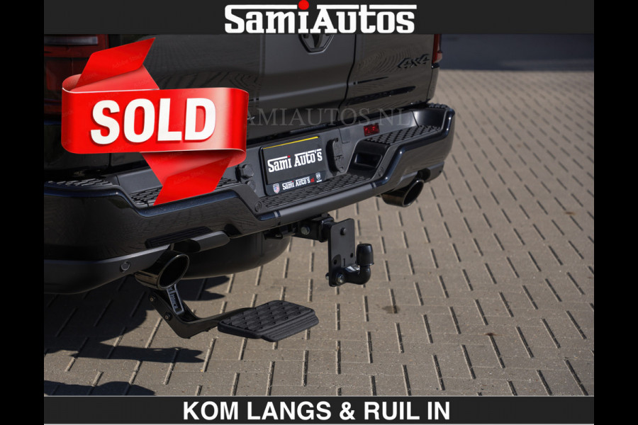 Dodge Ram Limited H.O 540HP 706Nm | € 84.950 excl | De Meest Luxe en Volle Pick-Up in zijn Klasse | LUCHTVERING | HUD | Massage + Full Opt Comfortabele Dubbele Cabine met Royale 5 Zitplaatsen | BPM vrij | Nu Leverbaar uit Voorraad | Voorraad Nr 2300 - 7689 | De specialist in Amerikaanse pick‑ups in Nederland en Europa.