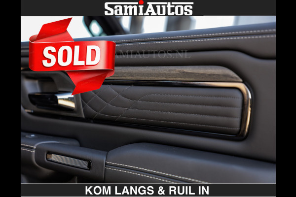 Dodge Ram Limited H.O 540HP 706Nm | € 84.950 excl | De Meest Luxe en Volle Pick-Up in zijn Klasse | LUCHTVERING | HUD | Massage + Full Opt Comfortabele Dubbele Cabine met Royale 5 Zitplaatsen | BPM vrij | Nu Leverbaar uit Voorraad | Voorraad Nr 2300 - 7689 | De specialist in Amerikaanse pick‑ups in Nederland en Europa.