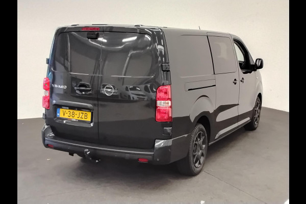 Opel Vivaro 1.5 Diesel 120pk L3 Dubbele Cabine Apple Carplay /  Android Auto Parkeersensoren V+A Trekhaak Camera Navigatie Cruise Control LED koplampen houten afwerking laadruimte