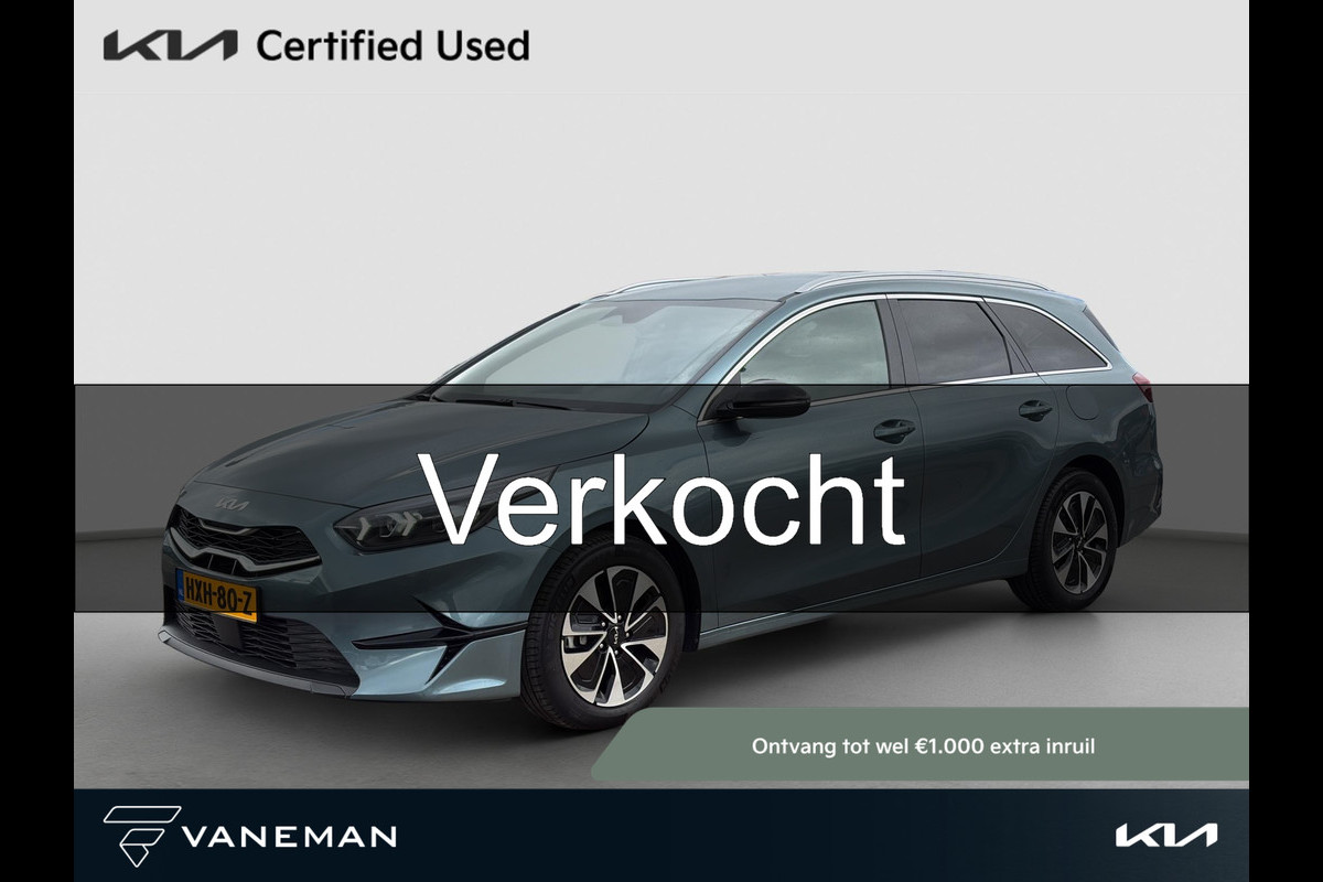 Kia Ceed Sportswagon 1.0 T-GDi MHEV Design Edition Stoel- en Stuurverwarming | Cruise Control | Climate Control | Elektr. Achterklep | JBL | Draadloos Opladen |