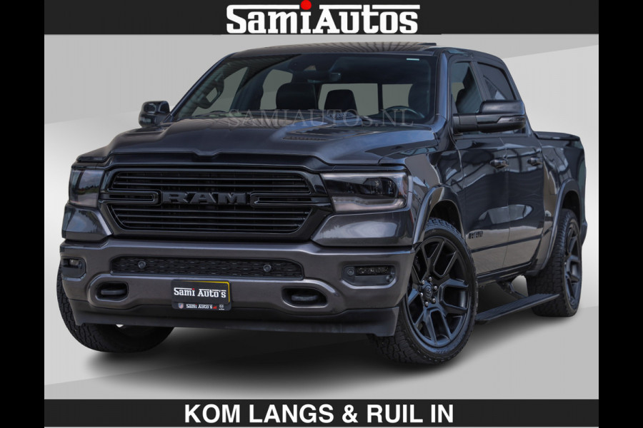 Dodge Ram SPORT 5.7 V8 402PK | €54950,- excl | LUCHTVERING | 2023 | PANODAK | GROOTSCHERM | DC | TOP KLEUR GRANITE | CREW CAB | DUBBELE CABINE | 5 PERSOONS |