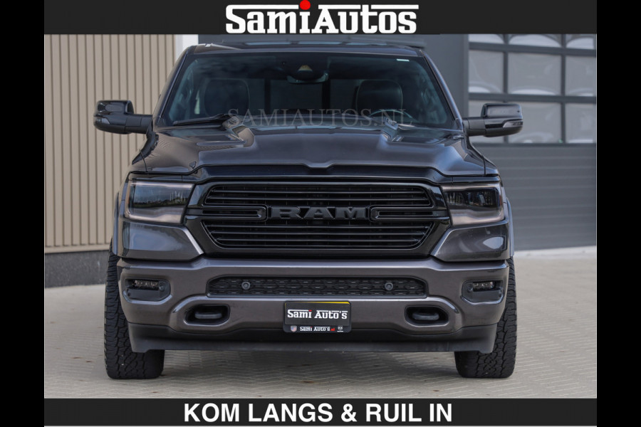 Dodge Ram SPORT 5.7 V8 402PK | €54950,- excl | LUCHTVERING | 2023 | PANODAK | GROOTSCHERM | DC | TOP KLEUR GRANITE | CREW CAB | DUBBELE CABINE | 5 PERSOONS |