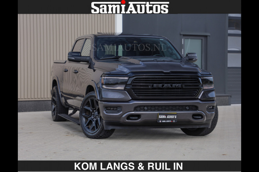 Dodge Ram SPORT 5.7 V8 402PK | €54950,- excl | LUCHTVERING | 2023 | PANODAK | GROOTSCHERM | DC | TOP KLEUR GRANITE | CREW CAB | DUBBELE CABINE | 5 PERSOONS |