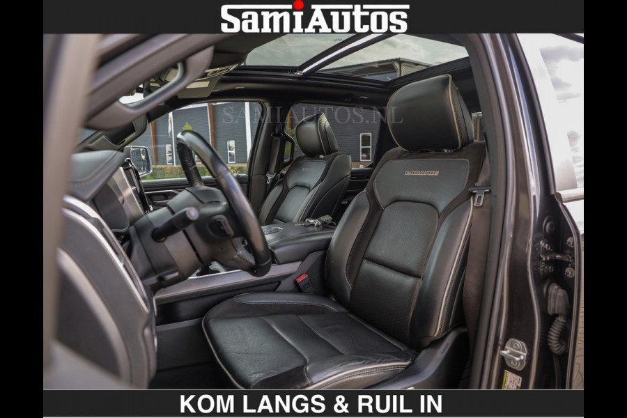 Dodge Ram SPORT 5.7 V8 402PK | €54950,- excl | LUCHTVERING | 2023 | PANODAK | GROOTSCHERM | DC | TOP KLEUR GRANITE | CREW CAB | DUBBELE CABINE | 5 PERSOONS |