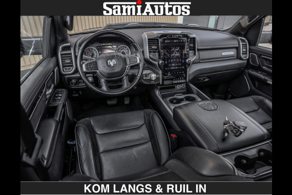 Dodge Ram SPORT 5.7 V8 402PK | €54950,- excl | LUCHTVERING | 2023 | PANODAK | GROOTSCHERM | DC | TOP KLEUR GRANITE | CREW CAB | DUBBELE CABINE | 5 PERSOONS |