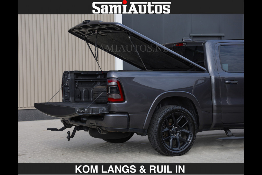 Dodge Ram SPORT 5.7 V8 402PK | €54950,- excl | LUCHTVERING | 2023 | PANODAK | GROOTSCHERM | DC | TOP KLEUR GRANITE | CREW CAB | DUBBELE CABINE | 5 PERSOONS |