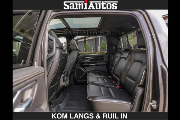 Dodge Ram SPORT 5.7 V8 402PK | €54950,- excl | LUCHTVERING | 2023 | PANODAK | GROOTSCHERM | DC | TOP KLEUR GRANITE | CREW CAB | DUBBELE CABINE | 5 PERSOONS |