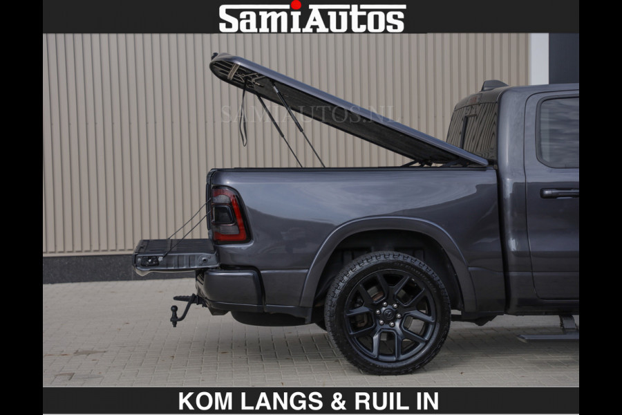 Dodge Ram SPORT 5.7 V8 402PK | €54950,- excl | LUCHTVERING | 2023 | PANODAK | GROOTSCHERM | DC | TOP KLEUR GRANITE | CREW CAB | DUBBELE CABINE | 5 PERSOONS |
