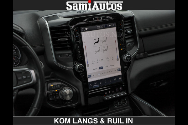 Dodge Ram SPORT 5.7 V8 402PK | €54950,- excl | LUCHTVERING | 2023 | PANODAK | GROOTSCHERM | DC | TOP KLEUR GRANITE | CREW CAB | DUBBELE CABINE | 5 PERSOONS |