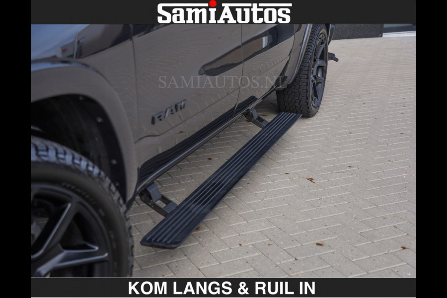 Dodge Ram SPORT 5.7 V8 402PK | €54950,- excl | LUCHTVERING | 2023 | PANODAK | GROOTSCHERM | DC | TOP KLEUR GRANITE | CREW CAB | DUBBELE CABINE | 5 PERSOONS |