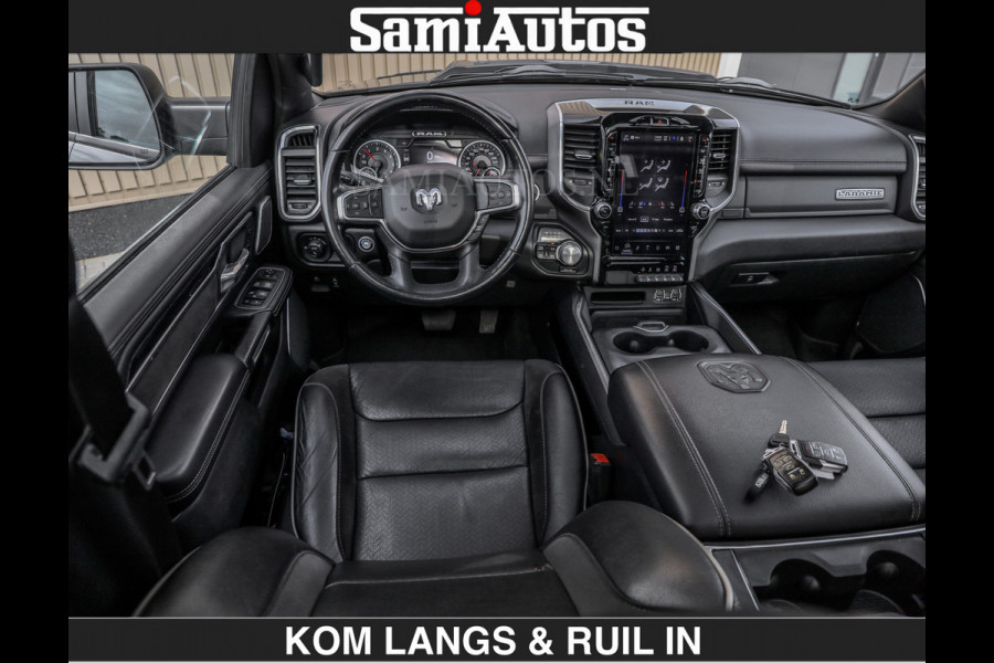Dodge Ram SPORT 5.7 V8 402PK | €54950,- excl | LUCHTVERING | 2023 | PANODAK | GROOTSCHERM | DC | TOP KLEUR GRANITE | CREW CAB | DUBBELE CABINE | 5 PERSOONS |