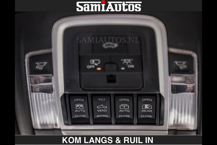 Dodge Ram SPORT 5.7 V8 402PK | €54950,- excl | LUCHTVERING | 2023 | PANODAK | GROOTSCHERM | DC | TOP KLEUR GRANITE | CREW CAB | DUBBELE CABINE | 5 PERSOONS |