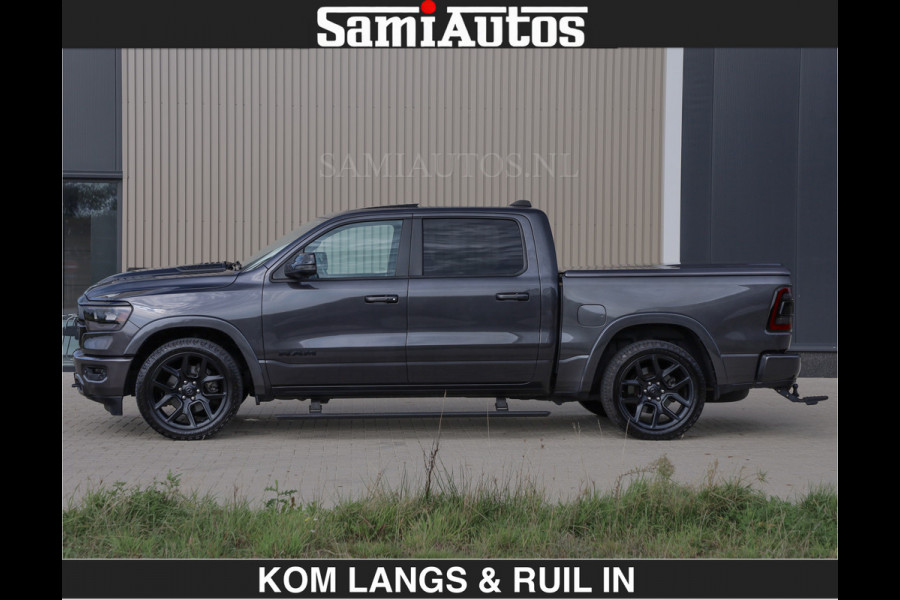 Dodge Ram SPORT 5.7 V8 402PK | €54950,- excl | LUCHTVERING | 2023 | PANODAK | GROOTSCHERM | DC | TOP KLEUR GRANITE | CREW CAB | DUBBELE CABINE | 5 PERSOONS |