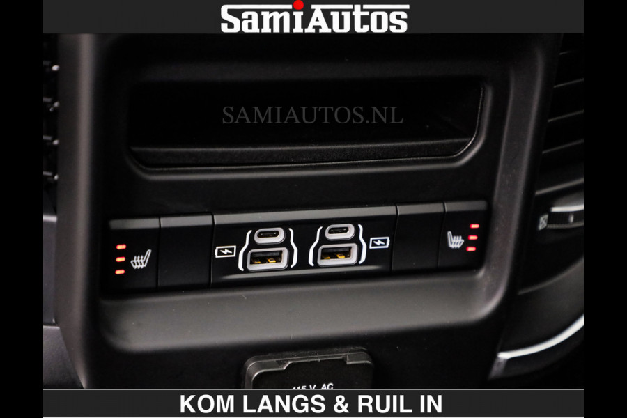 Dodge Ram SPORT 5.7 V8 402PK | €54950,- excl | LUCHTVERING | 2023 | PANODAK | GROOTSCHERM | DC | TOP KLEUR GRANITE | CREW CAB | DUBBELE CABINE | 5 PERSOONS |