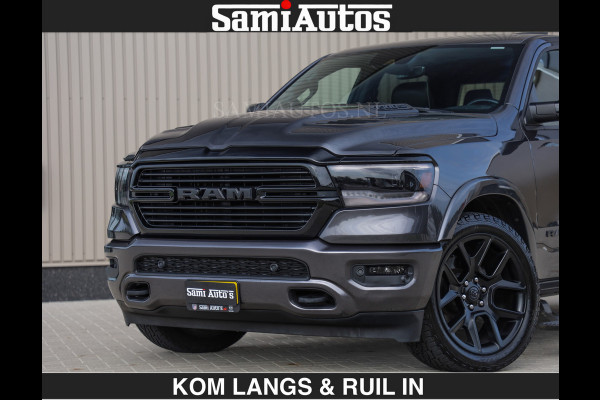 Dodge Ram SPORT 5.7 V8 402PK | €54950,- excl | LUCHTVERING | 2023 | PANODAK | GROOTSCHERM | DC | TOP KLEUR GRANITE | CREW CAB | DUBBELE CABINE | 5 PERSOONS |