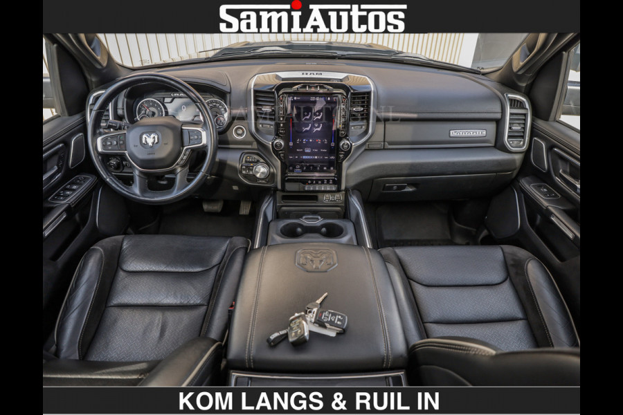 Dodge Ram SPORT 5.7 V8 402PK | €54950,- excl | LUCHTVERING | 2023 | PANODAK | GROOTSCHERM | DC | TOP KLEUR GRANITE | CREW CAB | DUBBELE CABINE | 5 PERSOONS |
