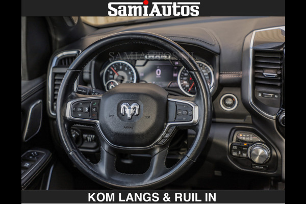 Dodge Ram SPORT 5.7 V8 402PK | €54950,- excl | LUCHTVERING | 2023 | PANODAK | GROOTSCHERM | DC | TOP KLEUR GRANITE | CREW CAB | DUBBELE CABINE | 5 PERSOONS |