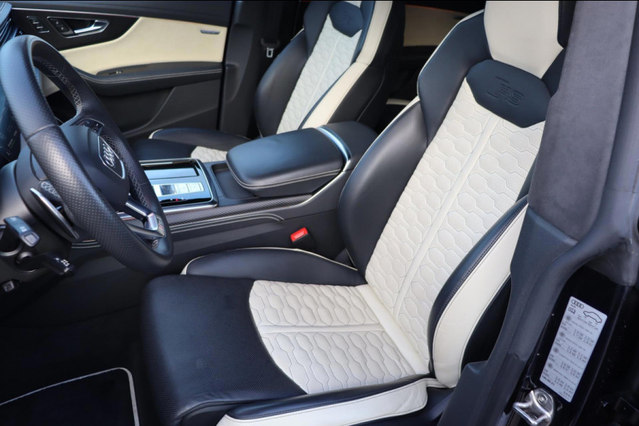 Audi RSQ8 4.0TFSI quattro Dynamic plus Exclusive 1e eig. standkachel keramisch B&O trekhaak schuifdak massage+ventilatie hud enz.
