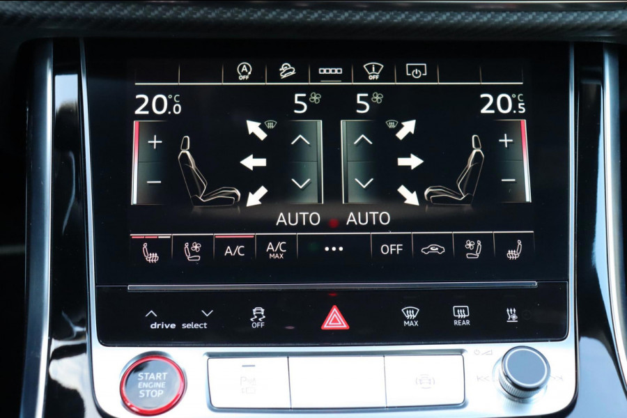 Audi RSQ8 4.0TFSI quattro Dynamic plus Exclusive 1e eig. standkachel keramisch B&O trekhaak schuifdak massage+ventilatie hud enz.