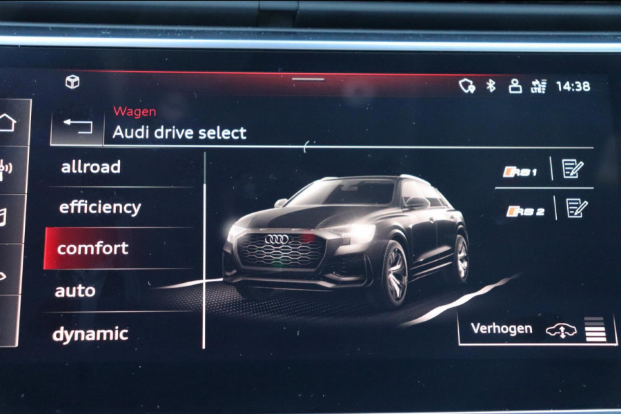 Audi RSQ8 4.0TFSI quattro Dynamic plus Exclusive 1e eig. standkachel keramisch B&O trekhaak schuifdak massage+ventilatie hud enz.