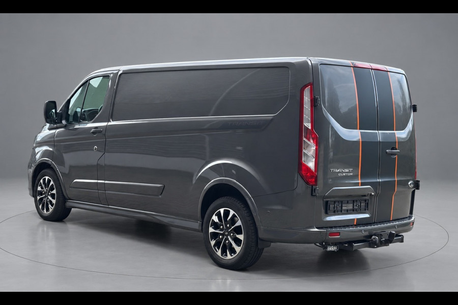 Ford Transit Custom 320 2.0 TDCI L2H1 Sport Camera, Cruise, Carplay, LED, Leder, Stoelverwarming, Automaat, 185pk, Trekhaak, Multimedia, Uniek!