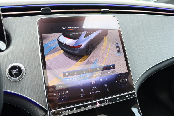 Mercedes-Benz EQE 300 AMG Line 89 kWh | Luchtvering | Distronic+ | Panoramadak | Leder | Burmester | Digital Light | Verwarmd Stuurwiel | Surround Camera | Keyless Go |