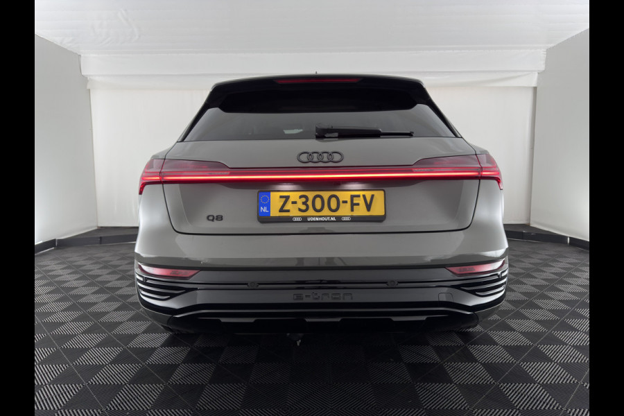 Audi Q8 e-tron 50 quattro Advanced Edition 95 kWh [3-Fase-22kW] {SoH-99%} (INCL-BTW)  Aut. *LEATHER | FULL-LED | MEMORY-PACK | ADAPTIVE-CRUISE | CAMERA | PRIVACY-GLASS | DIGI-COCKPIT | SHIFTPADDLES | DAB | AMBIENTLIGHT | TOWBAR | 20''ALU*