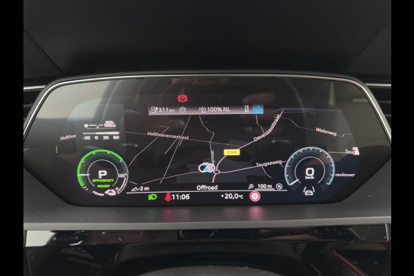 Audi Q8 e-tron 50 quattro Advanced Edition 95 kWh [3-Fase-22kW] {SoH-99%} (INCL-BTW)  Aut. *LEATHER | FULL-LED | MEMORY-PACK | ADAPTIVE-CRUISE | CAMERA | PRIVACY-GLASS | DIGI-COCKPIT | SHIFTPADDLES | DAB | AMBIENTLIGHT | TOWBAR | 20''ALU*