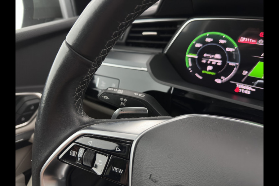 Audi Q8 e-tron 50 quattro Advanced Edition 95 kWh [3-Fase-22kW] {SoH-99%} (INCL-BTW)  Aut. *LEATHER | FULL-LED | MEMORY-PACK | ADAPTIVE-CRUISE | CAMERA | PRIVACY-GLASS | DIGI-COCKPIT | SHIFTPADDLES | DAB | AMBIENTLIGHT | TOWBAR | 20''ALU*