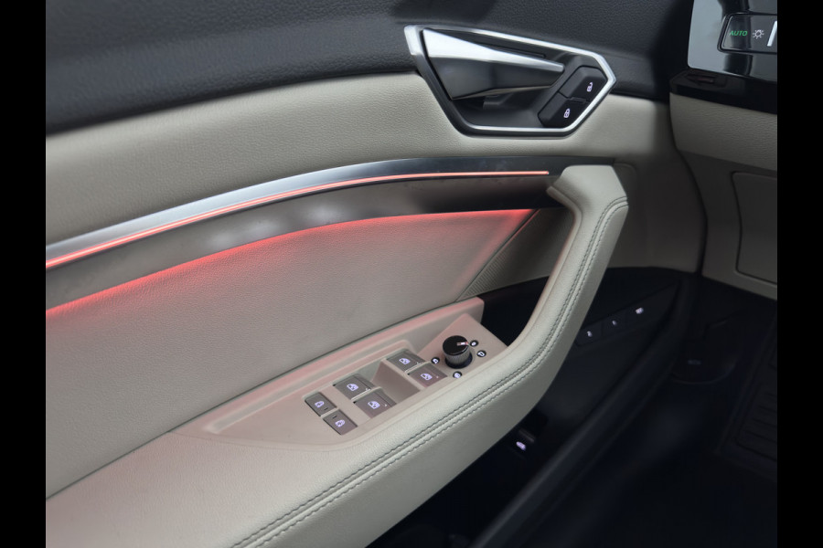 Audi Q8 e-tron 50 quattro Advanced Edition 95 kWh [3-Fase-22kW] {SoH-99%} (INCL-BTW)  Aut. *LEATHER | FULL-LED | MEMORY-PACK | ADAPTIVE-CRUISE | CAMERA | PRIVACY-GLASS | DIGI-COCKPIT | SHIFTPADDLES | DAB | AMBIENTLIGHT | TOWBAR | 20''ALU*