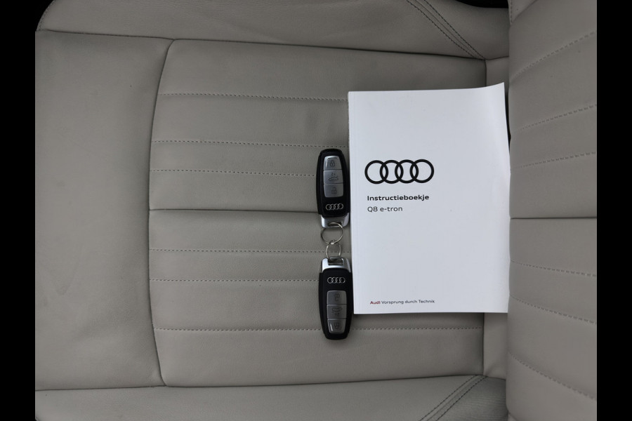 Audi Q8 e-tron 50 quattro Advanced Edition 95 kWh [3-Fase-22kW] {SoH-99%} (INCL-BTW)  Aut. *LEATHER | FULL-LED | MEMORY-PACK | ADAPTIVE-CRUISE | CAMERA | PRIVACY-GLASS | DIGI-COCKPIT | SHIFTPADDLES | DAB | AMBIENTLIGHT | TOWBAR | 20''ALU*