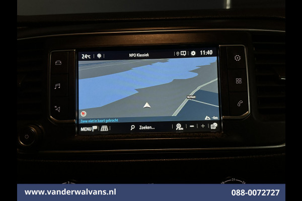 Opel Vivaro 1.5 CDTI 102pk L3H1 Euro6 Airco | Camera | Navigatie | Apple Carplay | Cruisecontrol Android Auto, Parkeersensoren, Sidebars