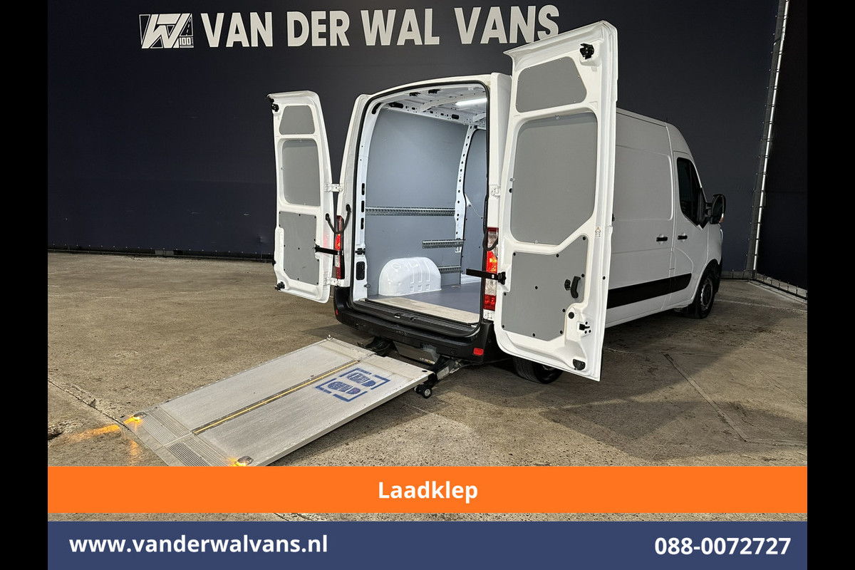 Renault Master 2.3 dCi 150pk L2H2 Euro6 Airco | Laadklep | 2x Zijdeur | Camera | Navigatie | LED | Cruisecontrol Parkeersensoren, Bijrijdersbank
