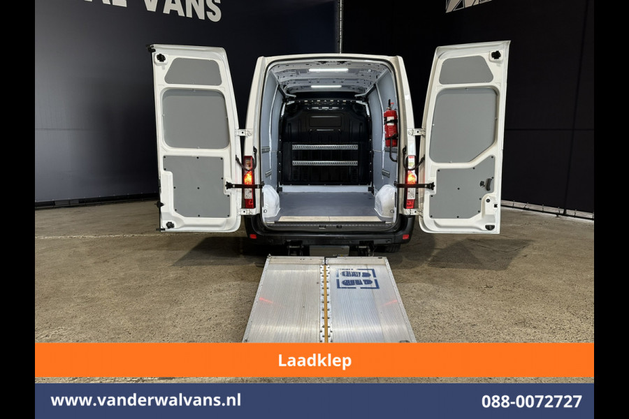 Renault Master 2.3 dCi 150pk L2H2 Euro6 Airco | Laadklep | 2x Zijdeur | Camera | Navigatie | LED | Cruisecontrol Parkeersensoren, Bijrijdersbank