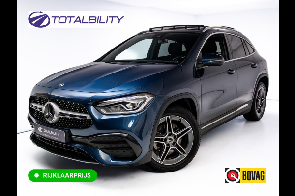 Mercedes-Benz GLA 250 e Business Solution AMG Limited | Panoramadak | Stoelverwarming | Sfeerverlichting | Camera | Navigatie | Focal Audio, Led High Performance, Side Assist, Carplay/Android, Privacy Glas, Zwarte Hemel