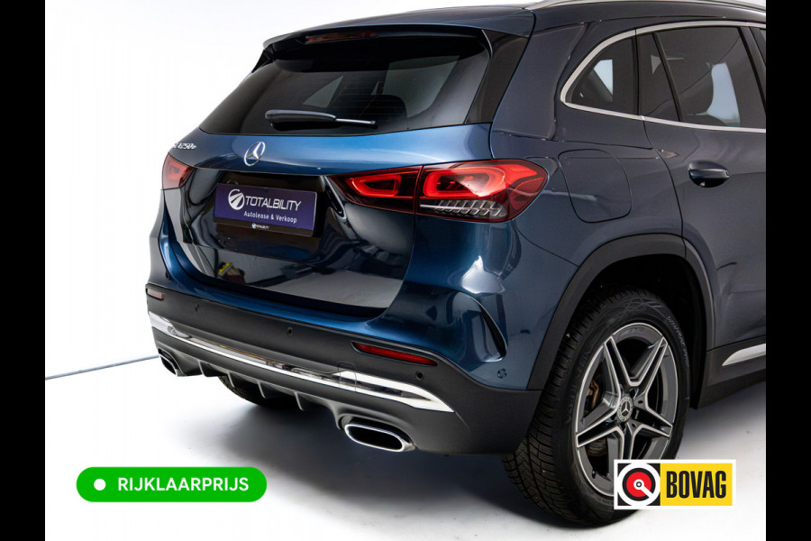 Mercedes-Benz GLA 250 e Business Solution AMG Limited | Panoramadak | Stoelverwarming | Sfeerverlichting | Camera | Navigatie | Focal Audio, Led High Performance, Side Assist, Carplay/Android, Privacy Glas, Zwarte Hemel