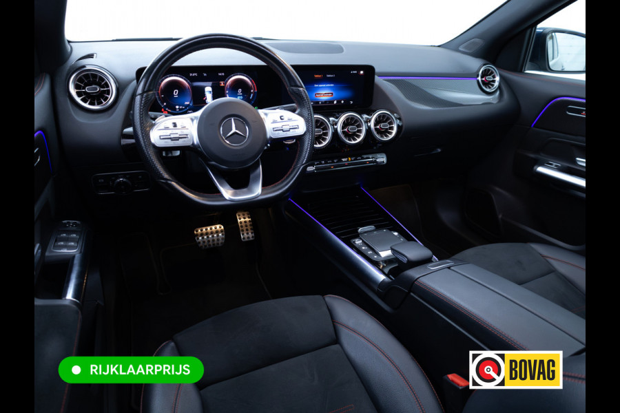 Mercedes-Benz GLA 250 e Business Solution AMG Limited | Panoramadak | Stoelverwarming | Sfeerverlichting | Camera | Navigatie | Focal Audio, Led High Performance, Side Assist, Carplay/Android, Privacy Glas, Zwarte Hemel