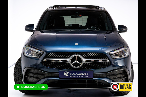 Mercedes-Benz GLA 250 e Business Solution AMG Limited | Panoramadak | Stoelverwarming | Sfeerverlichting | Camera | Navigatie | Focal Audio, Led High Performance, Side Assist, Carplay/Android, Privacy Glas, Zwarte Hemel