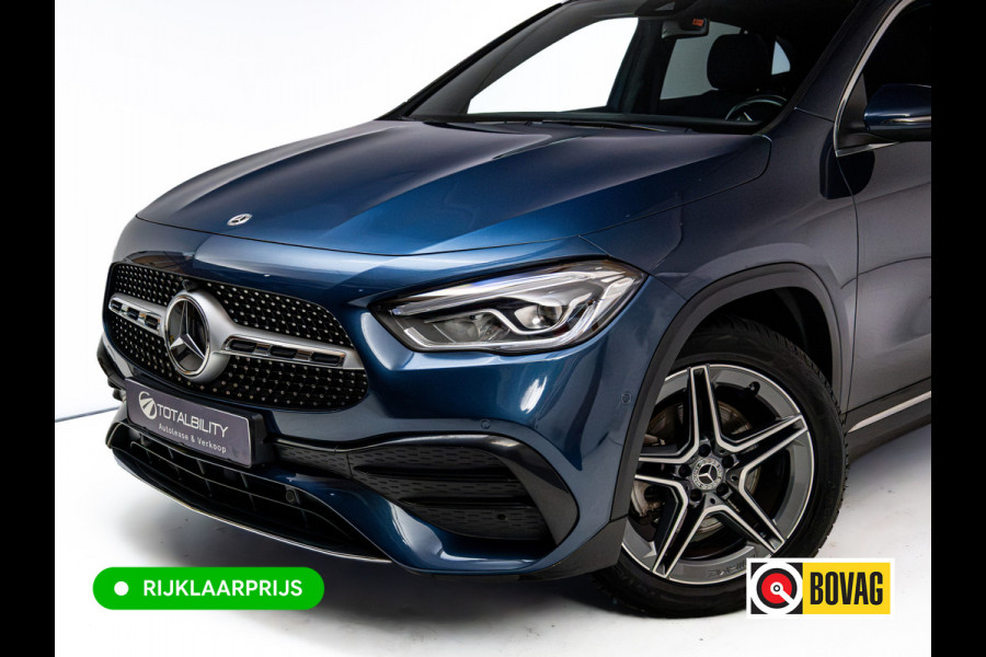 Mercedes-Benz GLA 250 e Business Solution AMG Limited | Panoramadak | Stoelverwarming | Sfeerverlichting | Camera | Navigatie | Focal Audio, Led High Performance, Side Assist, Carplay/Android, Privacy Glas, Zwarte Hemel