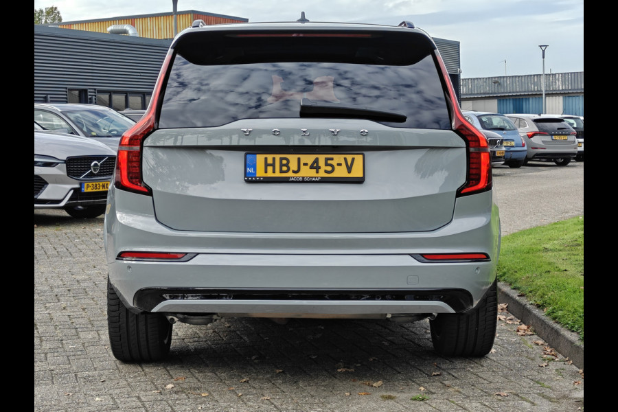 Volvo XC90 T8 455PK Plug-in hybrid AWD Ultra Dark | BLIS | 360 Camera | H&K | Luchtvering | Trekhaak | Pano | HUD | ACC |