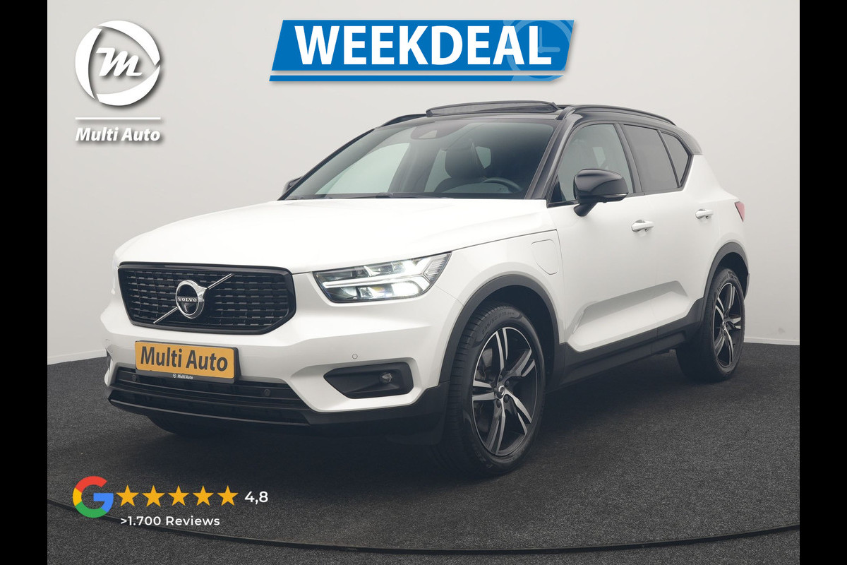 Volvo XC40 T5 Recharge R-Design PHEV 262pk Dealer O.H. | Panodak | Adaptive Cruise | 360 Camera | Harman / Kardon | Blis | Keyless | Apple Carplay | Navigatie | DAB | Virtual Cockpit | Pilot Assist | 19"L.M | Plug In Hybrid |