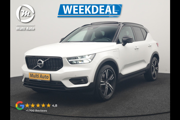 Volvo XC40 T5 Recharge R-Design PHEV 262pk Dealer O.H. | Panodak | Adaptive Cruise | 360 Camera | Harman / Kardon | Blis | Keyless | Apple Carplay | Navigatie | DAB | Virtual Cockpit | Pilot Assist | 19"L.M | Plug In Hybrid |