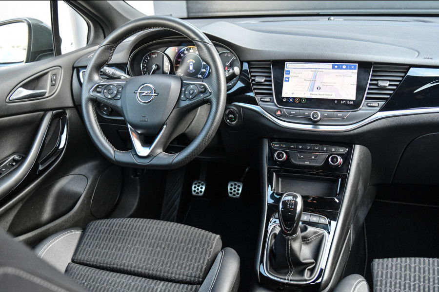 Opel Astra Sports Tourer 1.2 Elegance, Zwarte Hemel, Camera, Carplay, Keyless, Dodehoek, Cruise, LED!